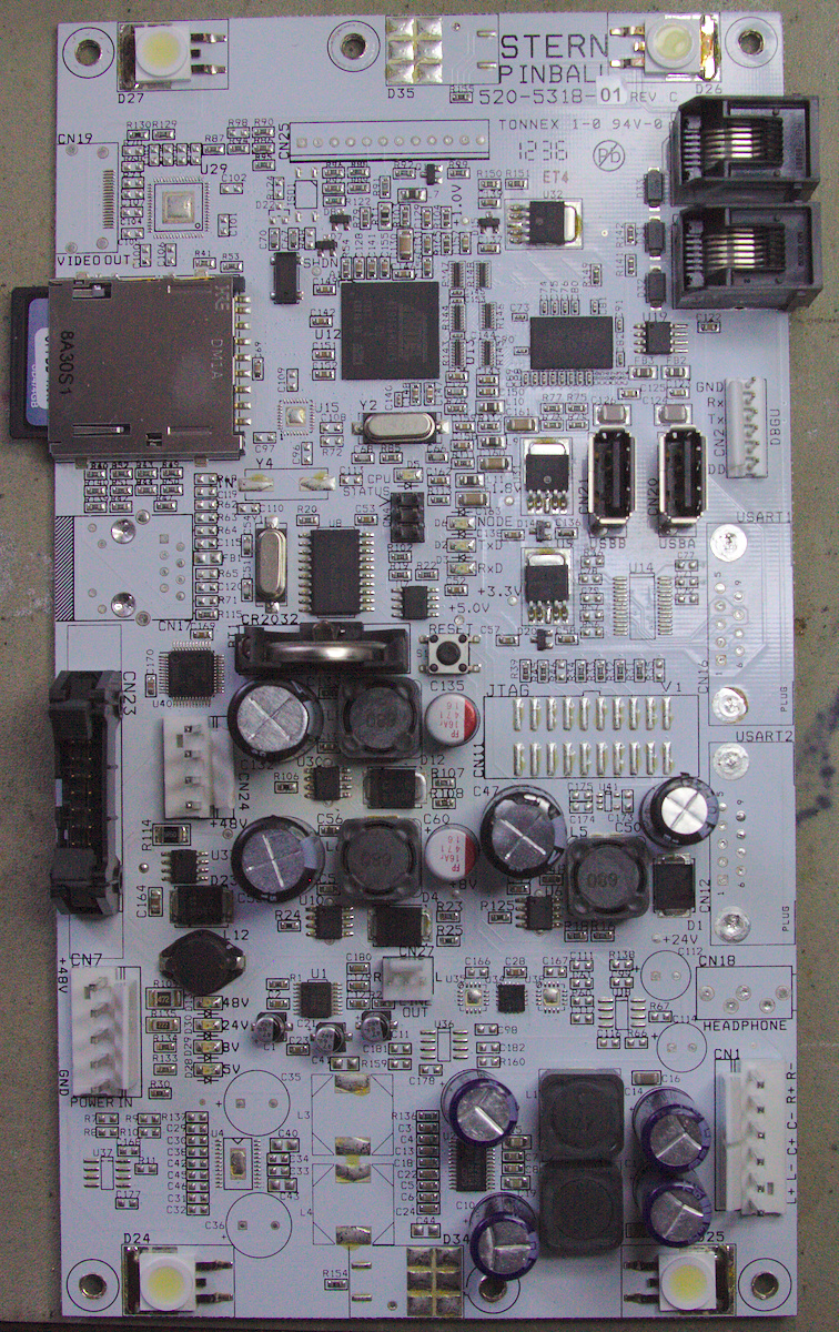 Stern Pinball Flipper IC 16L8-15CN PAL Programmed #105-0117-00 